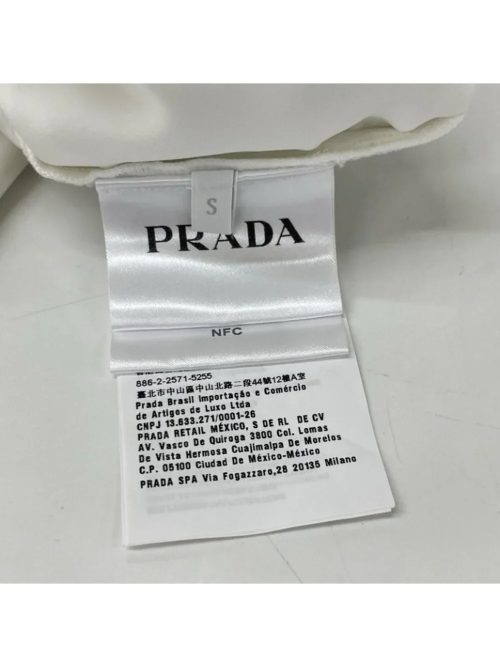 Prada Sports White Technical Jogger Pants